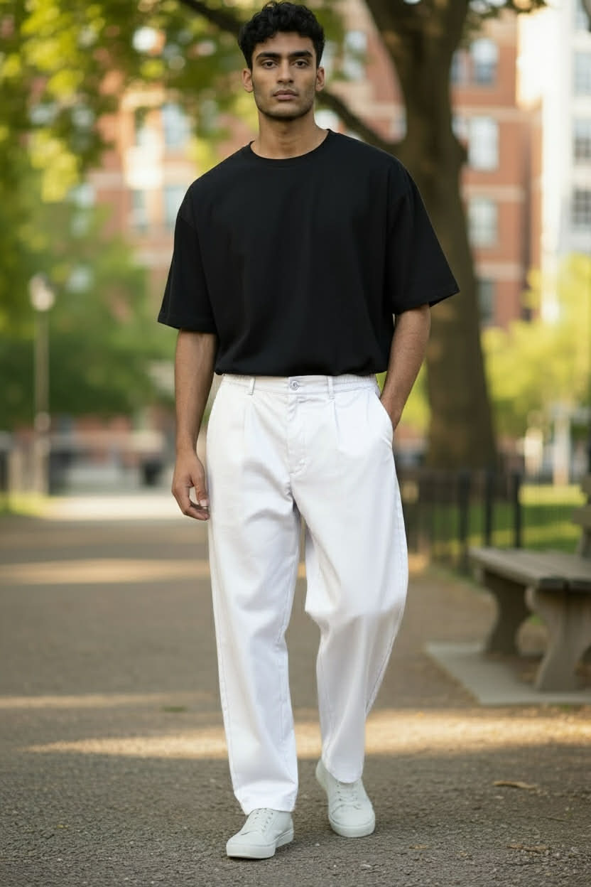 PANTALONE BAGGY MADE IN ITALY