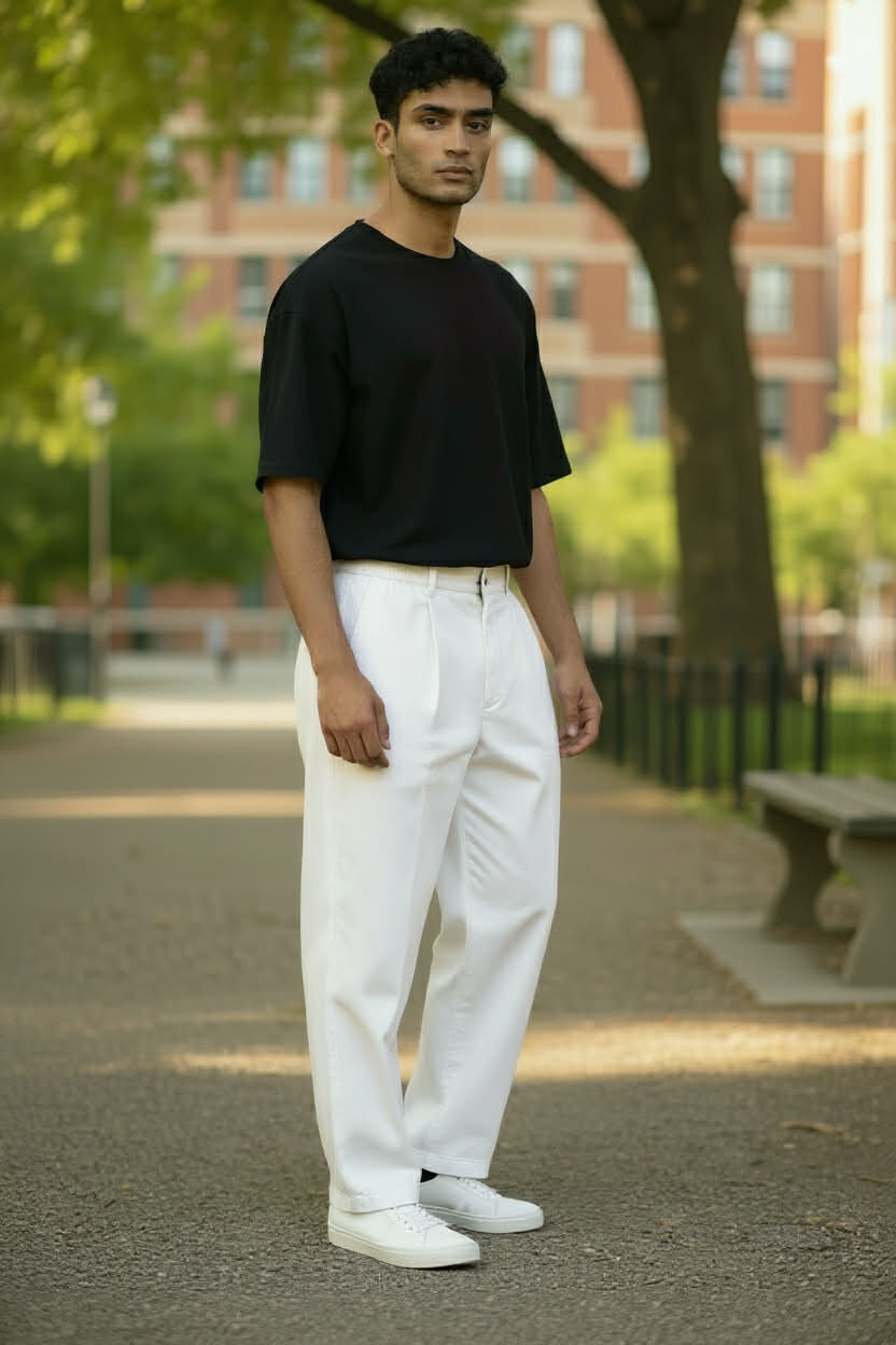 PANTALONE BAGGY MADE IN ITALY