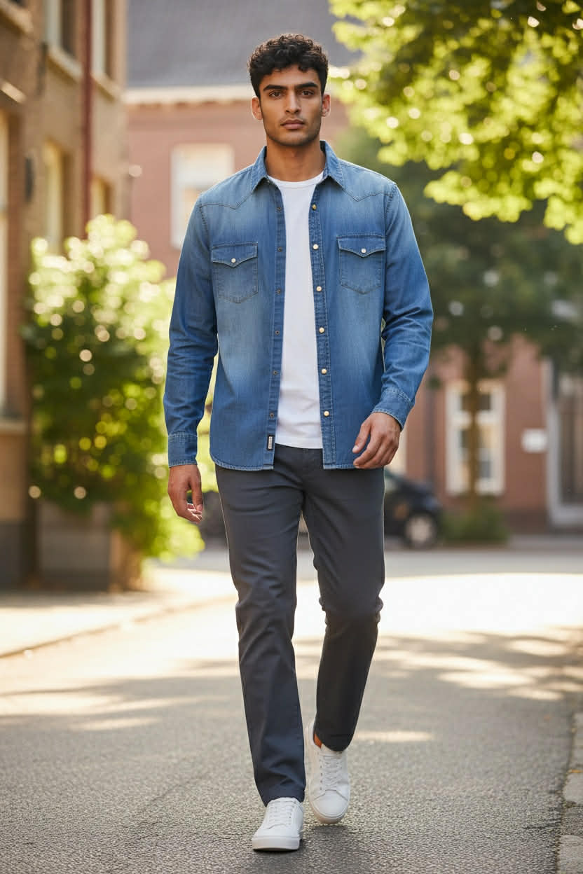 CAMICIA DI JEANS SEINSE