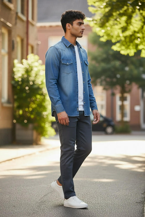 CAMICIA DI JEANS SEINSE
