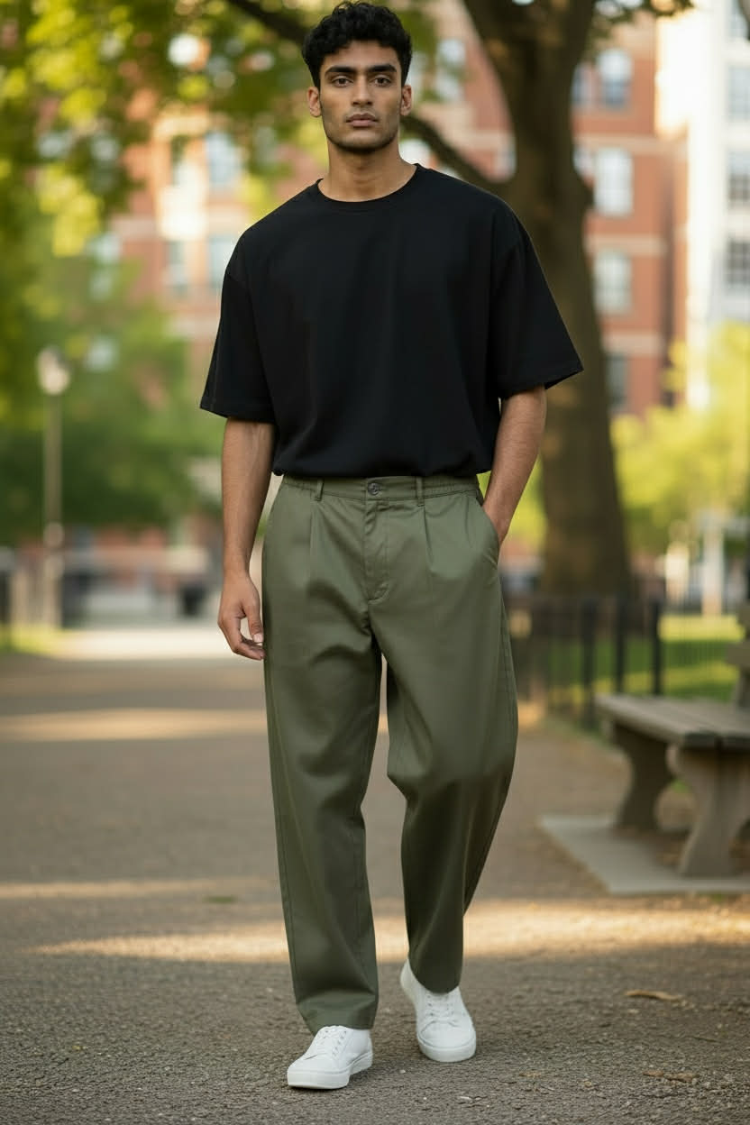 PANTALONE BAGGY MADE IN ITALY