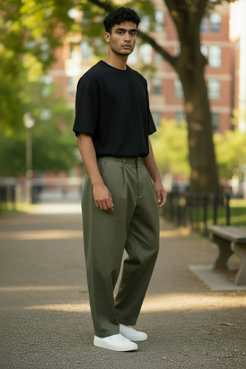 PANTALONE BAGGY MADE IN ITALY