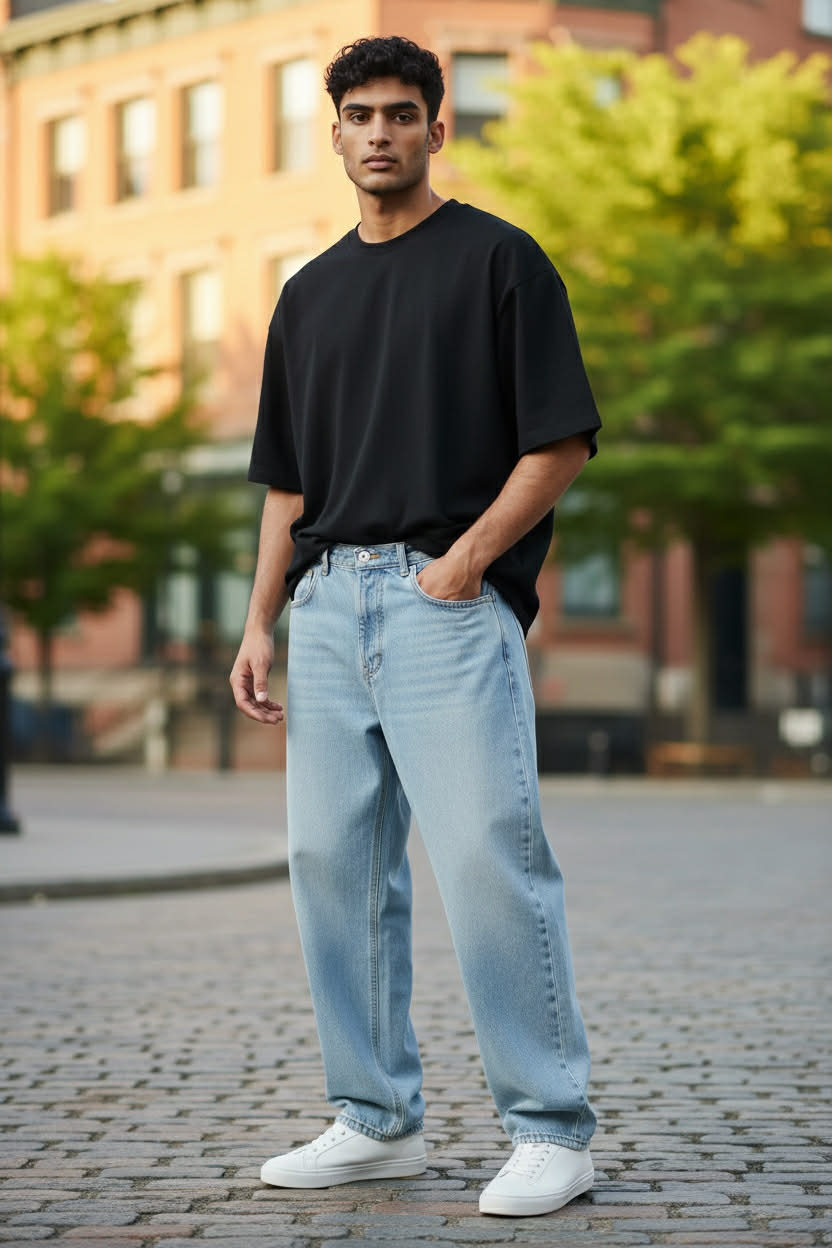 JEANS BALLOON MADE IN ITALY